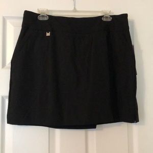 Black tennis/golf skirt with attached shorts